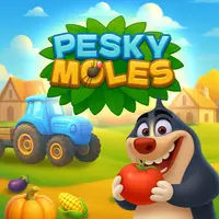 Pesky Moles Oyna - Eğlenceli Bahçe Koruma Oyunu