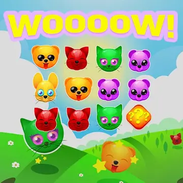 Pets Of Funny World - Free Match-3 Puzzle Game to Play and Pass Levels