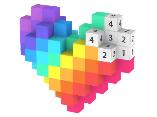 Pixel Art 3D - Jeu de coloriage en ligne gratuit