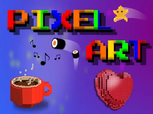 PixelArt Color By Number – Malen & Spielen für Entspannung & Kreativität