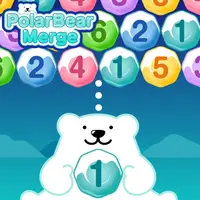 Polar Bear Merge 無料オンラインパズルゲーム - 数字を合わせて大きくしよう