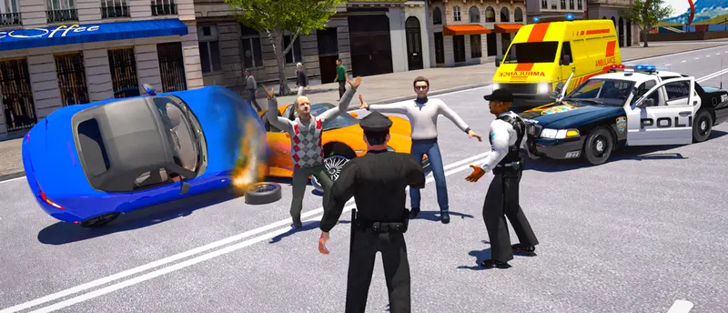 Police Car Real Cop Simulator - Jogue Grátis Online