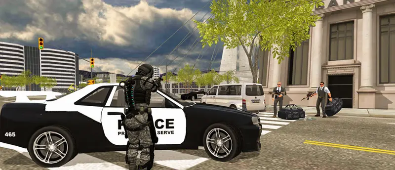 Police cop driver simulator 無料で遊べる警察車両シミュレーションゲーム