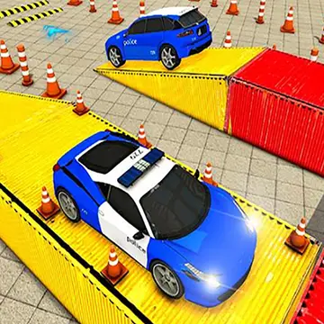 Police Multi Level Car Parking - Jeu de stationnement de voitures de police gratuit