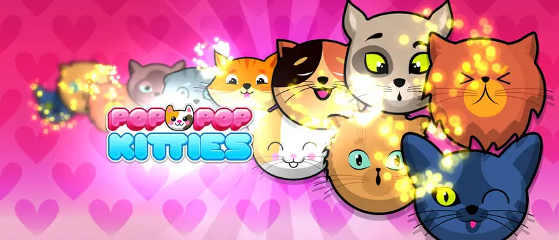 Pop Pop Kitties - パズルゲームで遊ぶかわいいバブルシューティング