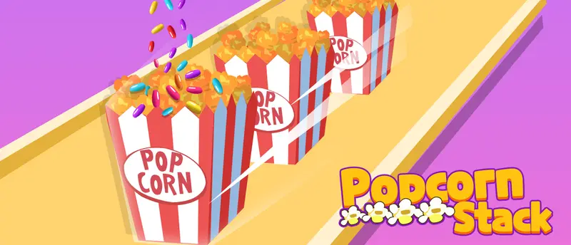 Popcorn Stack - Jogo de Empilhar Diversão Grátis