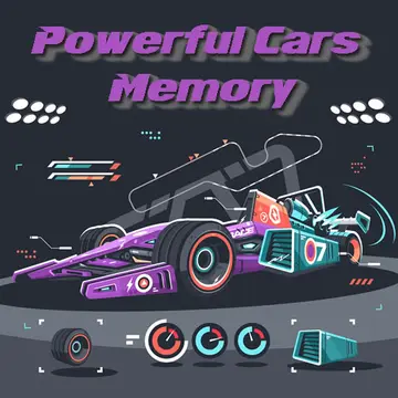 Powerful Cars Memory 無料オンラインゲーム - 脳トレとモンスタートラックの記憶ゲーム