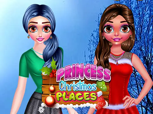 Princess Christmas Places - Jogo de Vestir Natal Grátis