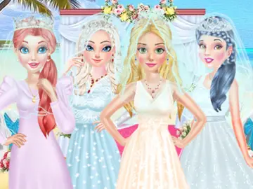 Princess Collective Wedding - لعبة زفاف الأميرات المجانية عبر الإنترنت