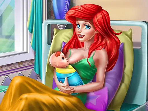 Princess Mermaid Mommy Birth – Online Baby Spiel für Mädchen