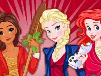 Princess Secret Santa - Jogo de Vestir e Presentes Online Grátis