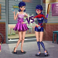 Princess vs Superhero - ドレスアップゲームで遊ぶ無料オンラインゲーム