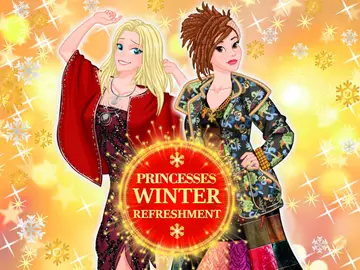 Princesses Winter Refreshment - Jogo de Vestir Online Grátis