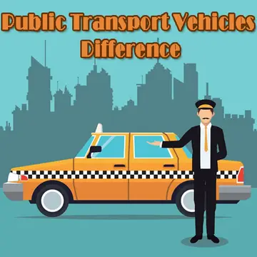 Public Transport Vehicles Difference - Ücretsiz Boyama ve Çocuklar Oyunu