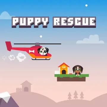 Puppy Rescue - Fun Helicopter Rescue Game to Play Online for Free