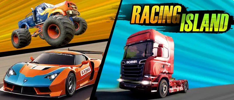 Racing Island - Jogue e Corra em Corridas de Veículos Únicas