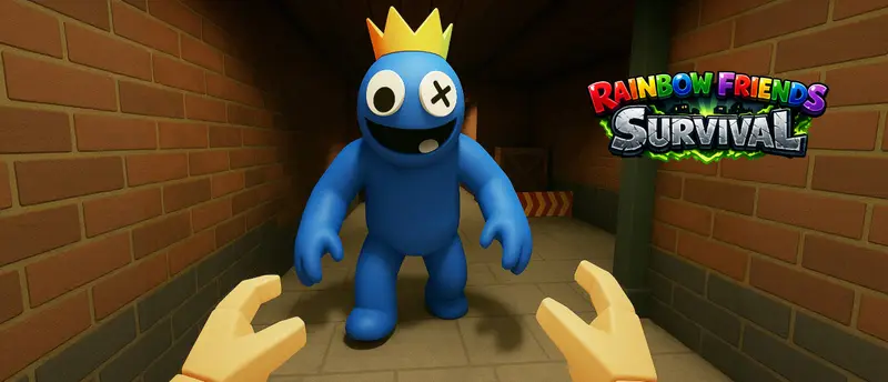 Rainbow Friends لعبة بقاء مجانية - استمتع بلعب لعبة المغامرة عبر الإنترنت