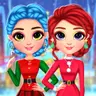 Rainbow Girls Christmas Outfits Oyna - Ücretsiz Giydirme Oyunu