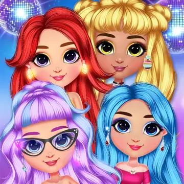 Rainbow Girls NYE Fashion - Jogo de Vestir e Moda Online Grátis
