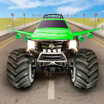 Real Flying Truck Simulator 3D - Play Game in Futuristic City