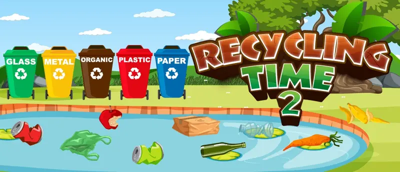Recycling Time 2 - Jogue jogo de quebra-cabeça de reciclagem grátis