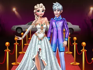 Red Carpet Couple - Jogo de Vestir e Maquiagem para Meninas