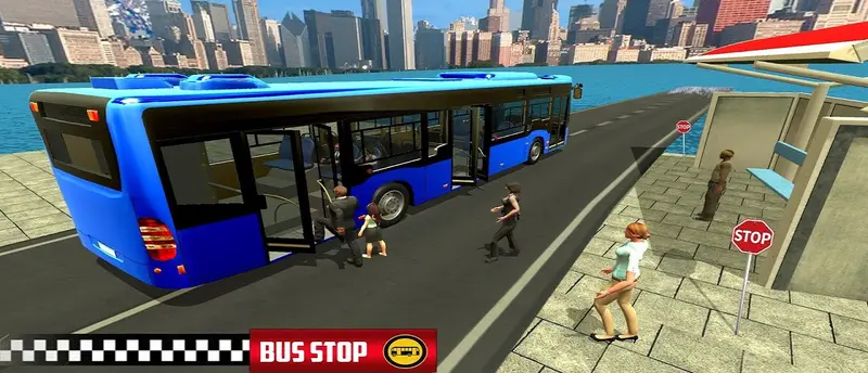 River Coach Bus Driving Simulator Games 2020