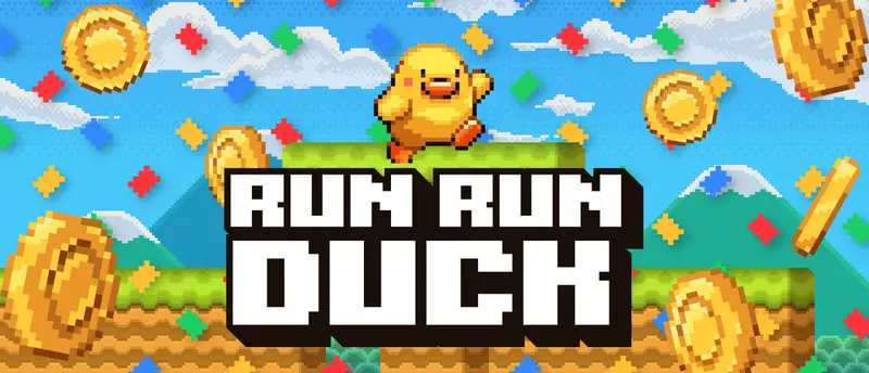 Run Run Duck – Kostenloses Jump and Run Spiel online spielen