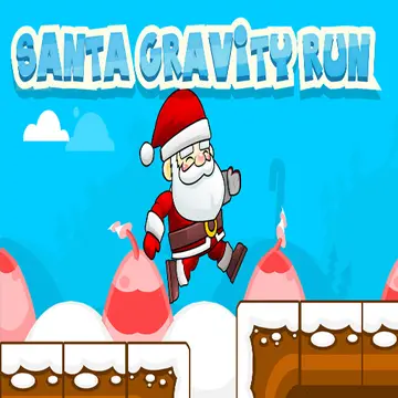 Santa Gravity Run - Ücretsiz Oyna, Eğlenceli Macera