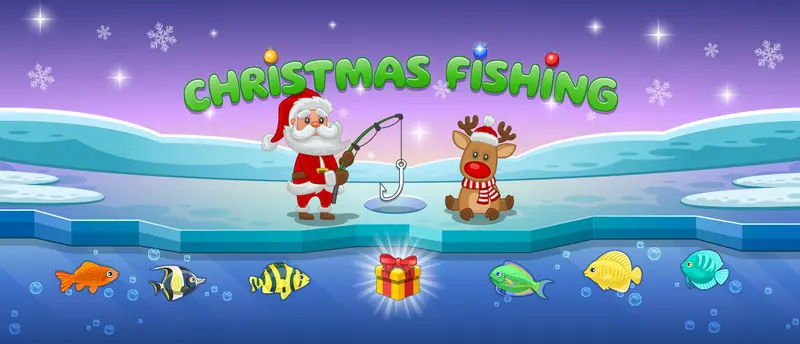 Santa's Christmas Fishing - Jogue Grátis Online
