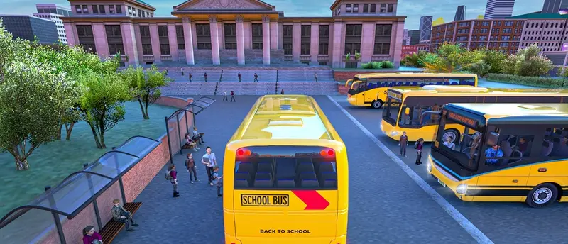 School Bus Game Driving Sim - Ücretsiz Oyna