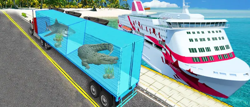 Sea Animal Cargo Truck Oyna - Yarış ve Sürüş Oyunu