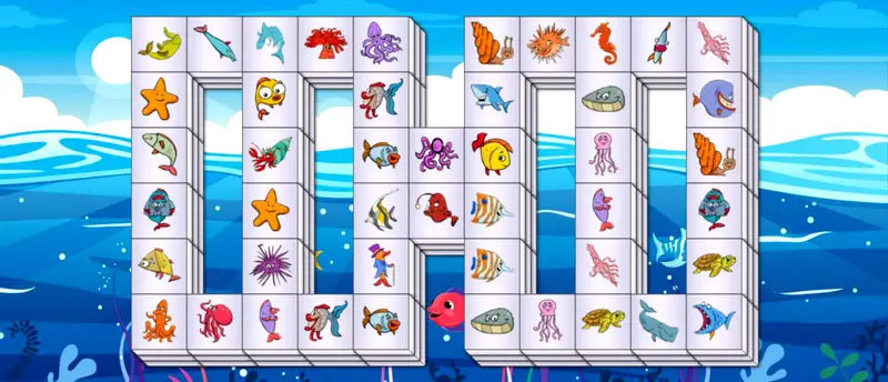 Sea Life Mahjong لعبة مانهوا كلاسيكية مجانية عبر الإنترنت