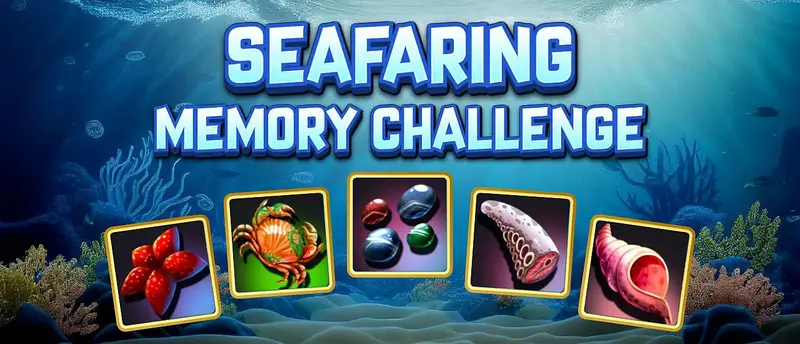 Seafaring Memory Challenge - Jeu de mémoire en ligne gratuit