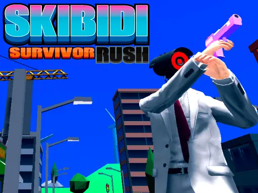 Skibidi Survivor Rush Oyna - Ücretsiz 3D Macera ve Nişancı Oyunu