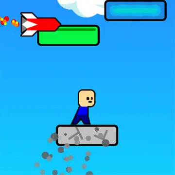 Sky Jump - Kostenloses Online Spiel zum Springen und Hindernisse Überwinden