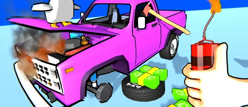 Smash the Car to Pieces!