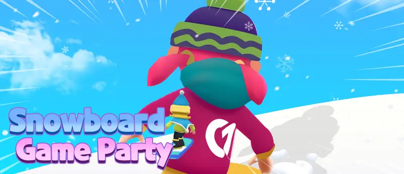 Snowboard Game Party - Jeu de course de snowboard en ligne gratuit