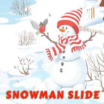 Snowman Slide - Jogo de Quebra-Cabeça de Natal Online Grátis