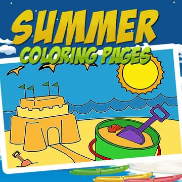 Sommer Malbuch Spiele – Kostenlos online malen und spielen