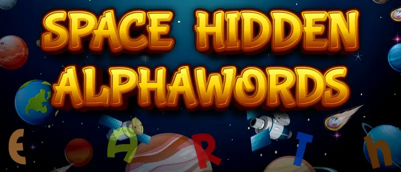 Space Hidden Alphawords
