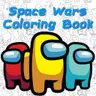Space Wars Cartoon Coloring - Jeu de coloriage en ligne gratuit pour enfants