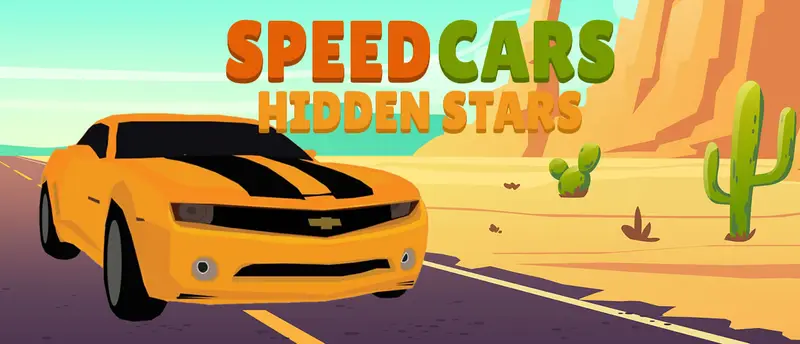 Speed Cars Hidden Stars – Kostenloses Online Suchspiel für Kinder