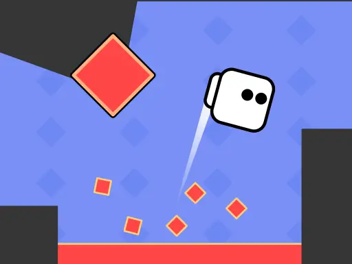 Square Jet لعبة منصات مجانية للعب على الإنترنت