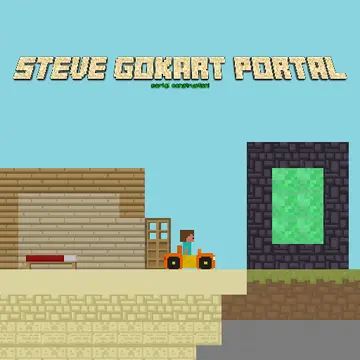 Steve Go Kart Portal – Kostenloses Abenteuer Spiel online spielen