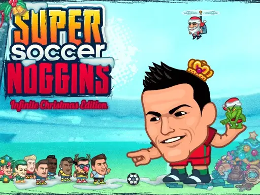 Super Soccer Noggins - لعبة كرة قدم ممتعة أونلاين مجاناً بمناسبة عيد الميلاد