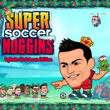 Super Soccer Noggins - クリスマス版 オンラインで遊べるサッカーゲーム