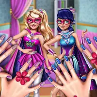 Superhero Princesses Nails Salon - Ücretsiz Oyna