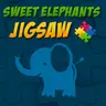 Sweet Elephants Jigsaw - Kostenloses Online Puzzle Spiel zum Spielen