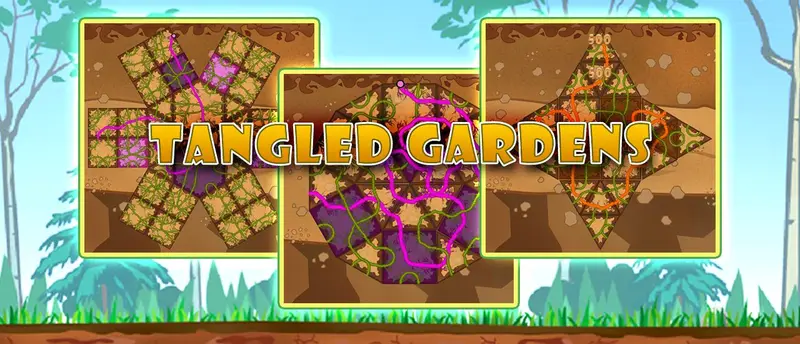 Tangled Gardens Jogo de Puzzles - Jogar Online Grátis